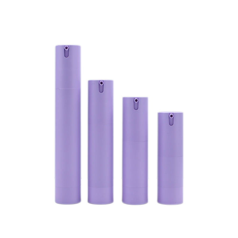 10ml 15ml 20ml 30ml U-Shaped Pressing Purple Cosmetic Airless Bote