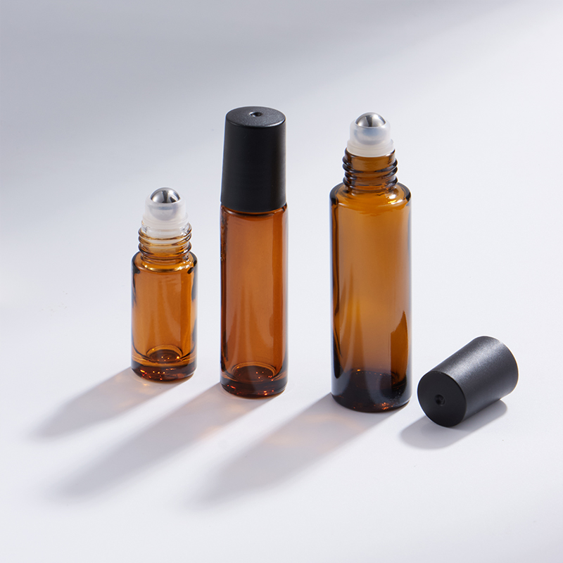 5ml 10ml 15ml Amber Roll-On Glass Bote
